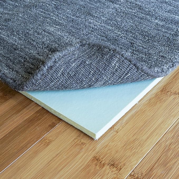 RUGPADUSA - Cloud Comfort Memory Foam - 8' Round - 7/16" Thick - Luxurious Cushioned Rug Pad - Water Resistant